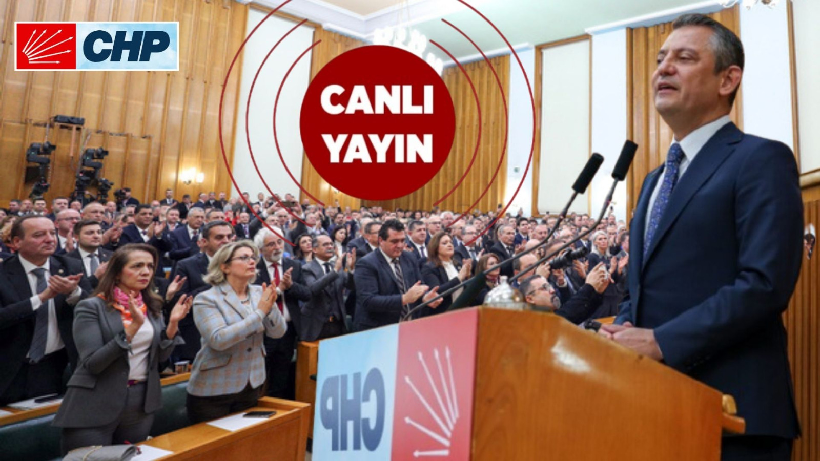CHP Genel Başkanı Özgür Özel, partisinin grup toplantısında konuşuyor