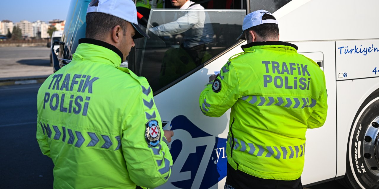 Adana'da yolcu otobüslerine sıkı denetim