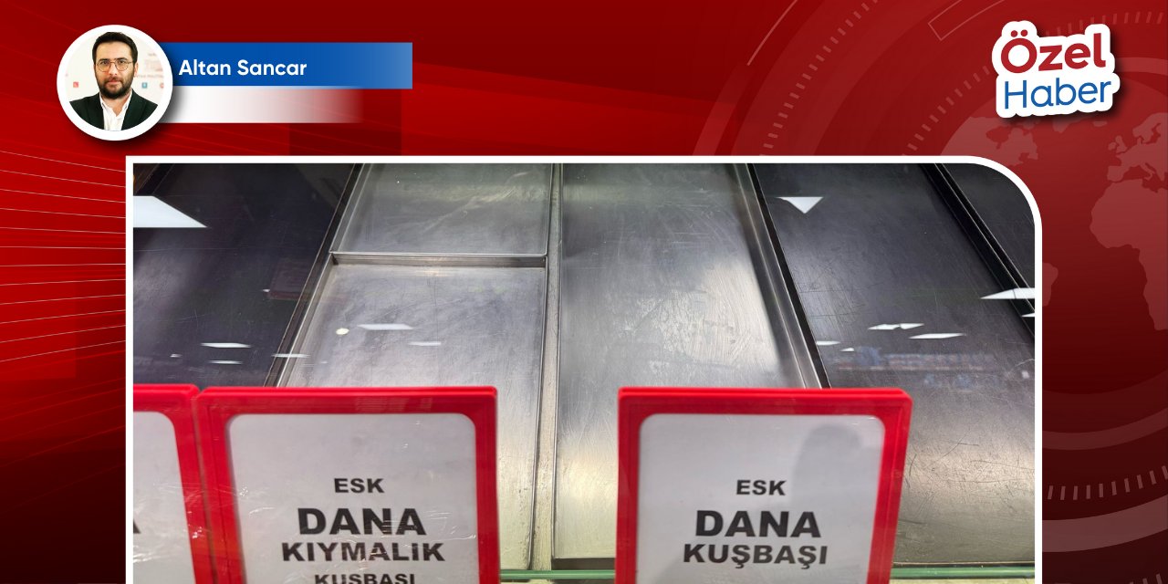 Et ve Süt Kurumu et gönderemedi, reyonlar boş kaldı
