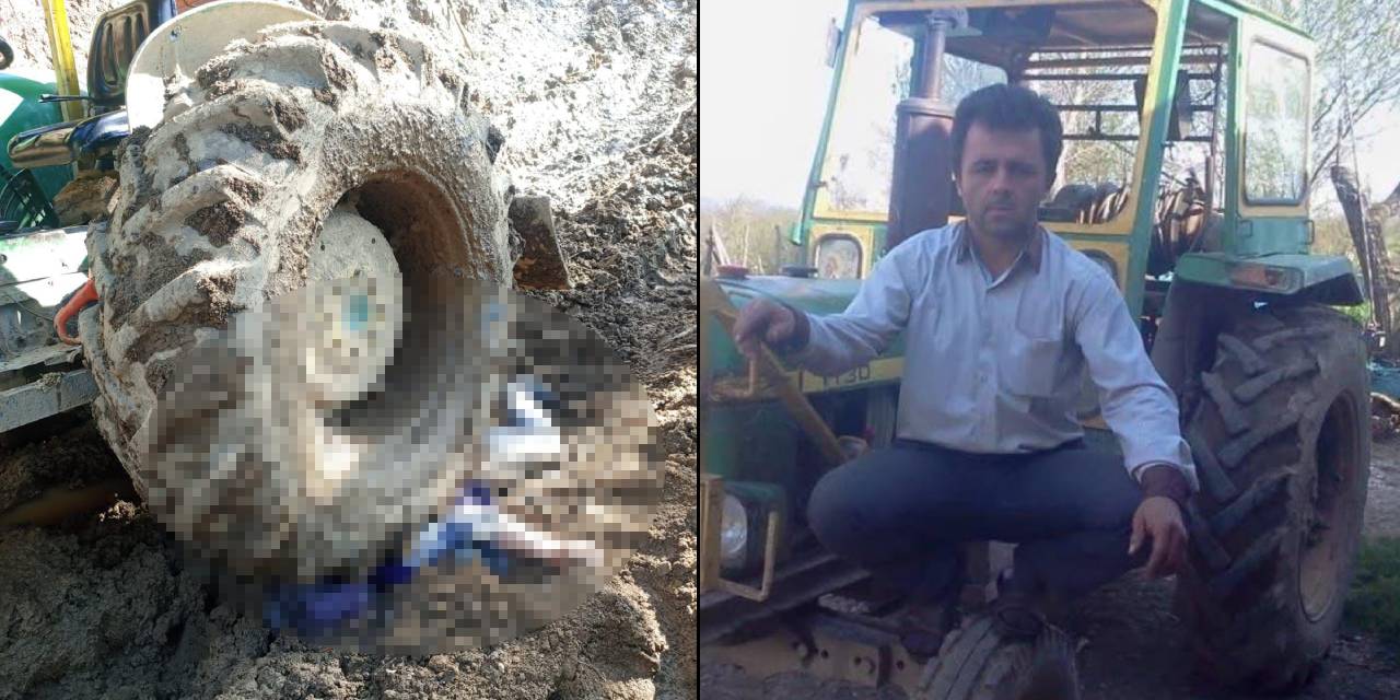 Traktörden düşüp tekerin altında kaldı