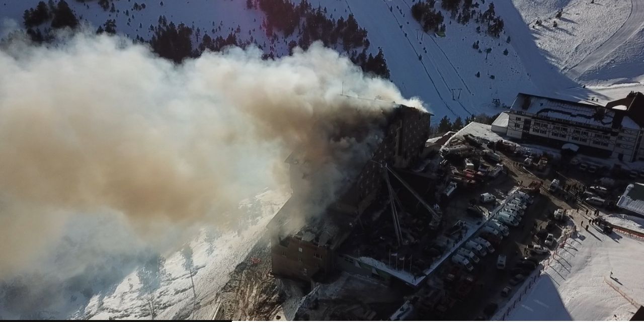 Kartalkaya yangını - Söndürmek için 500 ton su kullanıldı