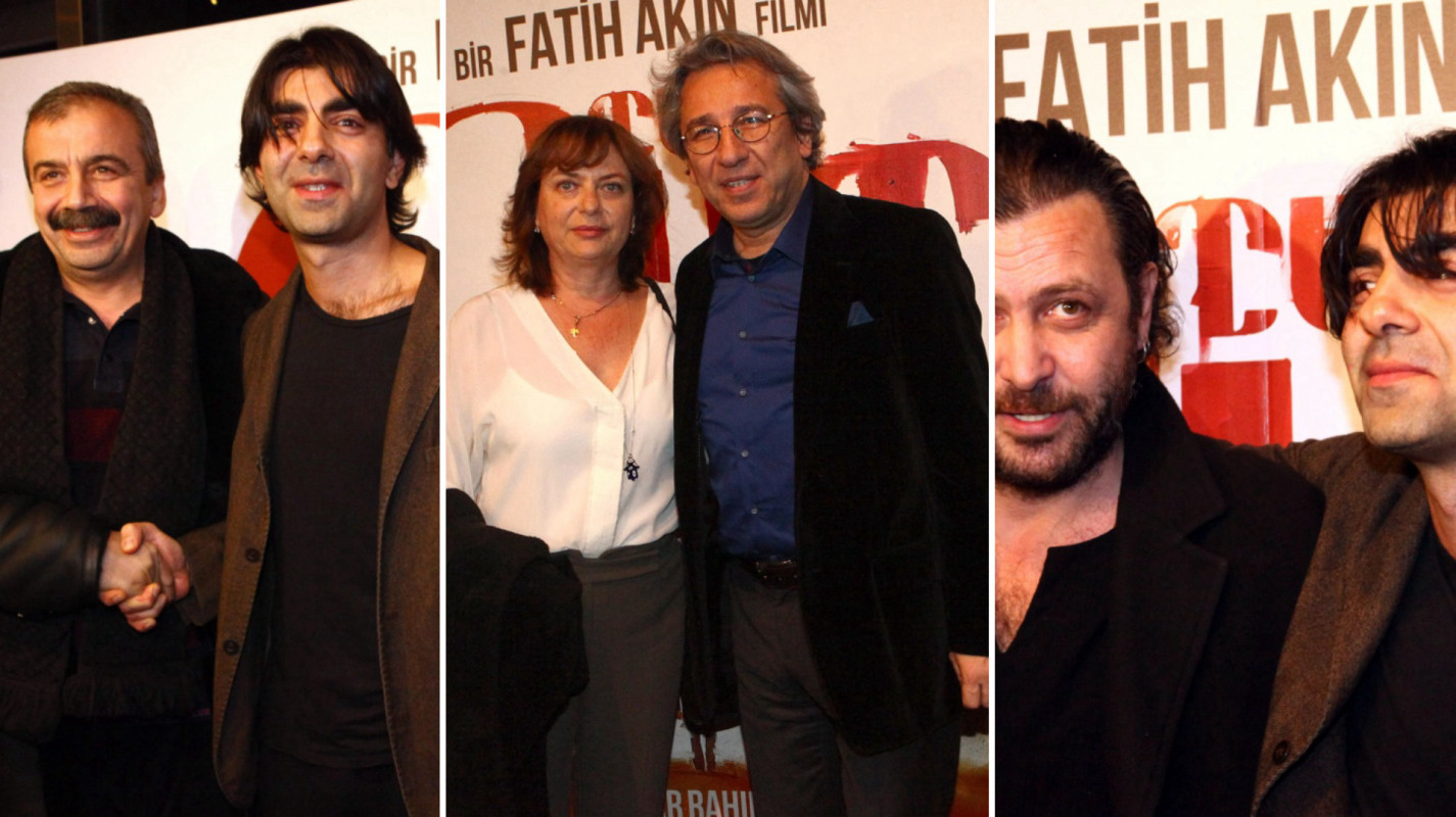 Kesik filminin galasına katılan isimler: Sırrı Süreyya Önder, Can Dündar, Nejat İşler