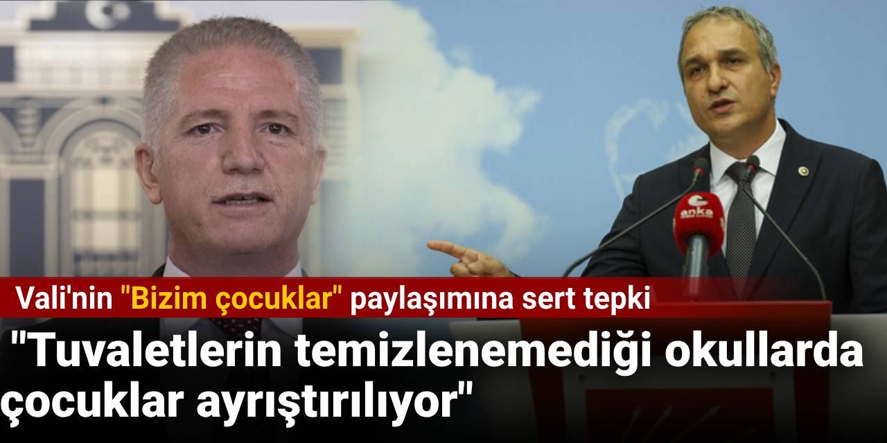Vali'nin Bizim çocuklar paylaşımına sert tepki