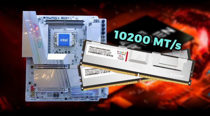DDR5 Bellek ile Yeni Rekor: 10.200 MT/s Hıza Ulaşıldı
