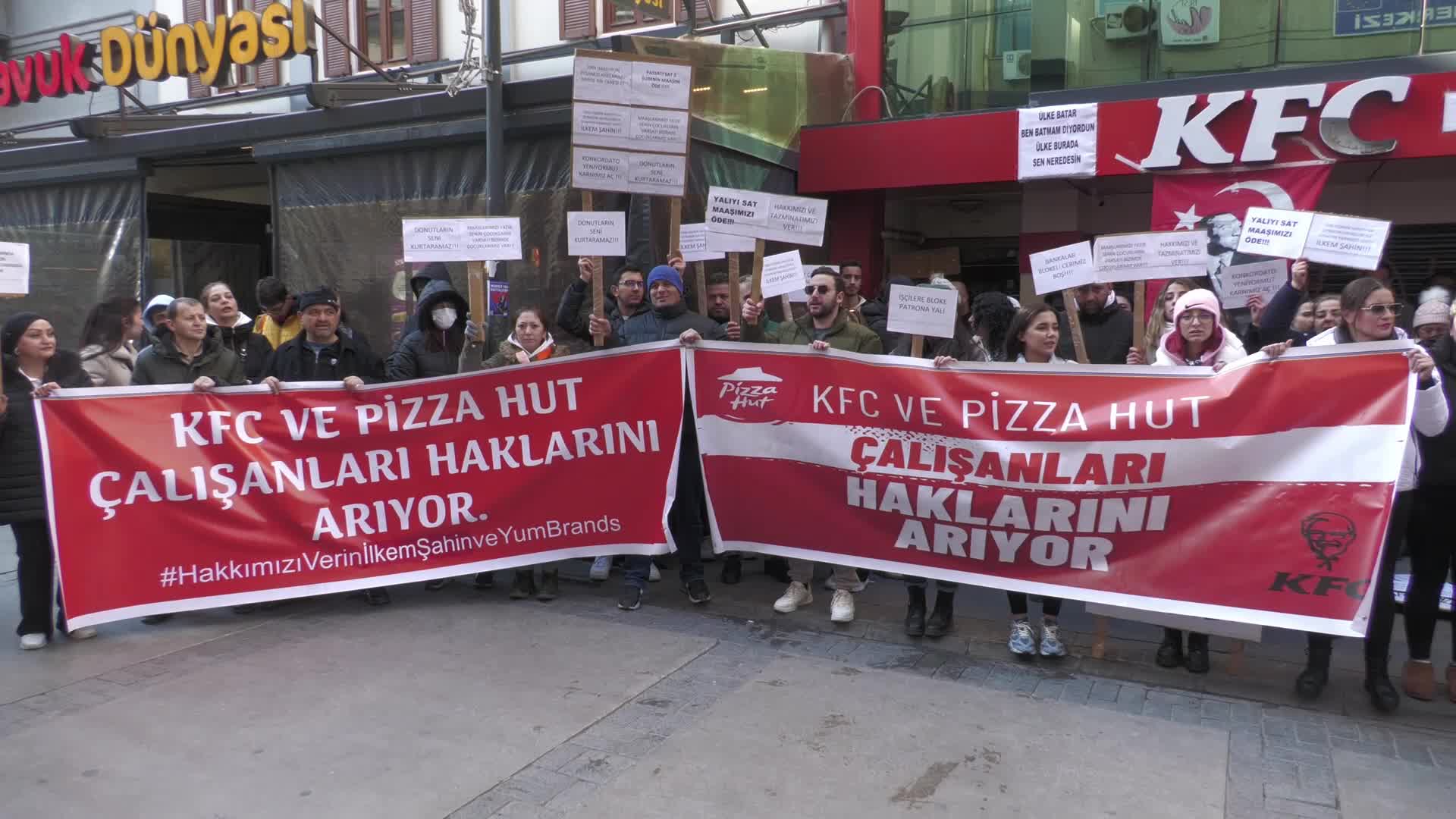 KFC ve Pizza Hut çalışanları: “Binlerce insanı kaderine terk ettiler
