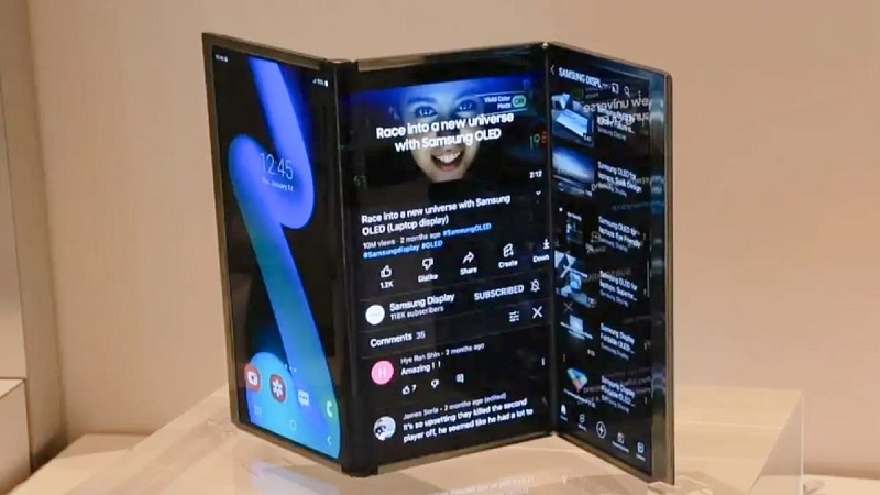 Samsung'un Yeni Üç Katlı Cihazının Adı Ortaya Çıktı