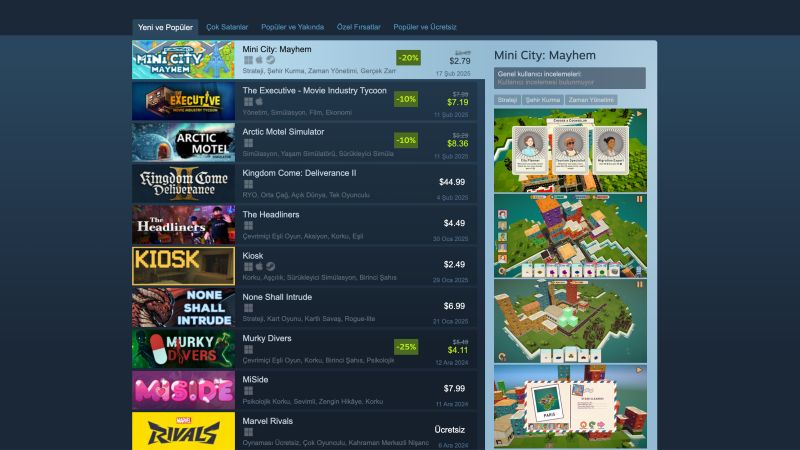 mini city mayhem steam